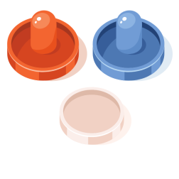 Air hockey game