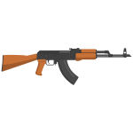 AK-47 rifle illustration
