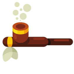 American Indian smoking pipe