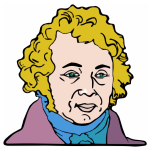 Andre-Marie Ampere cartoon image