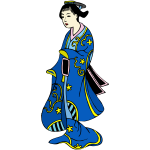 Asian woman in traditional clothing