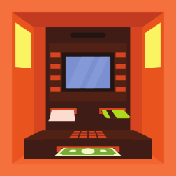 Money withdrawal on ATM