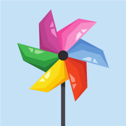 A pinwheel