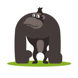 Big funny gorilla