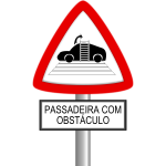 Passadeira com obstÃ¡culo