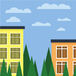 Two buildings