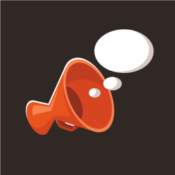 Red megaphone