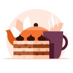 Cake and coffee