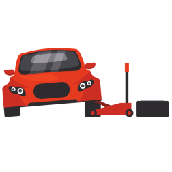 Replacing a car tire