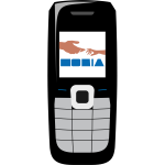 Vector illustration of Nokia phone