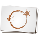 Coffee stain