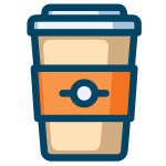 Coffee to go icon