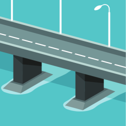 Concrete bridge 3D