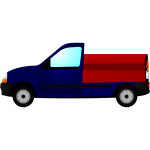 Small truck  vector illustration