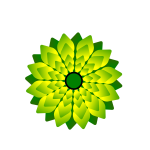 flor verde