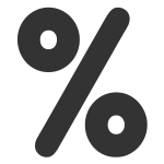 Percentage icon