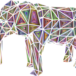Geometric Elephant Chromatic Pattern