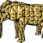 Elephant Gold Pattern
