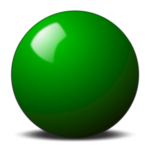 green snooker ball