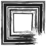 Grunge frame vector image