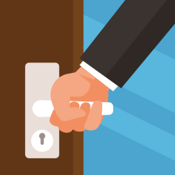 Hand Opening Door