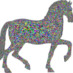 Colorful horse