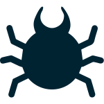 Crab vector silhouette