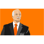 Jack Layton vector drawing