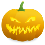 Mad pumpkin vector graphics