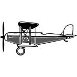 Biplane drawing