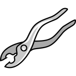 Pliers vector image