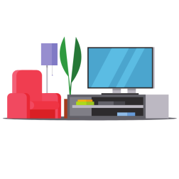 Furniture in the living room