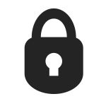 Padlock Icon (Rounded)