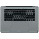 macbook pro keyboard touch bar OC bw