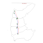 Map travel route