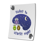 misc paradise ticket starlit night