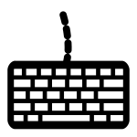 Keyboard vector image
