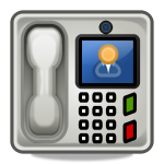 Intercom telephone vector graphics