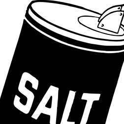 Salt Shaker Container Line Art