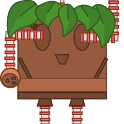 Cute Cartoon Plant Robot