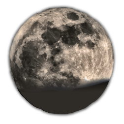 Detailed Moon Illustration