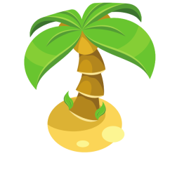Palm tree 3d icon