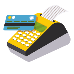 POS termina credit card payment