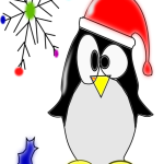 Penguin cartoon drawing (#2)