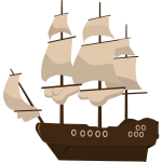 Classical retro ship