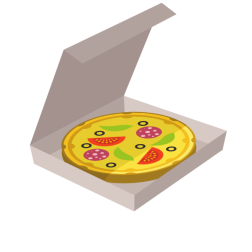 Pizza in a box 3D