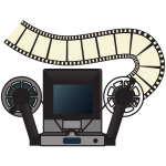 Analog film editing machine
