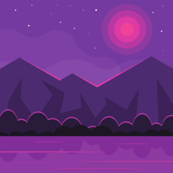 Purple sunset
