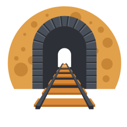 A railway tunnel