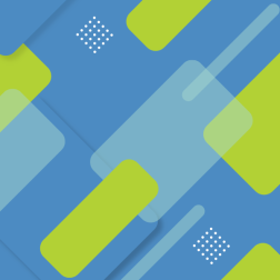 Rectangles on blue background